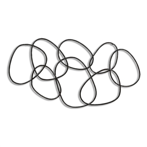 Moe's Home Collection Wall Sculpture Metal Brown