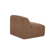 Moe's Home Collection Isla Slipper Chair Fabric Brown