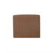 Moe's Home Collection Isla Slipper Chair Fabric Brown