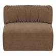 Moe's Home Collection Matina Slipper Chair Fabric Taupe