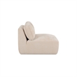 Moe's Home Collection Matina Slipper Chair Fabric Beige