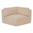 Moe's Home Collection Matina Corner Chair Fabric Beige