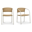 Moe's Home Collection Zola Dining Chair Metal Brown