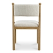Moe's Home Collection Villetta Dining Chair Wood Multicolor