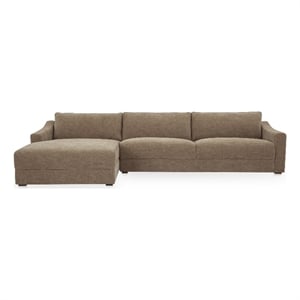 Moe's Home Collection Farrow Modular Sectional Fabric Taupe
