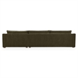 Moe's Home Collection Farrow Modular Sectional Fabric Green