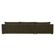 Moe's Home Collection Farrow Modular Sectional Fabric Green