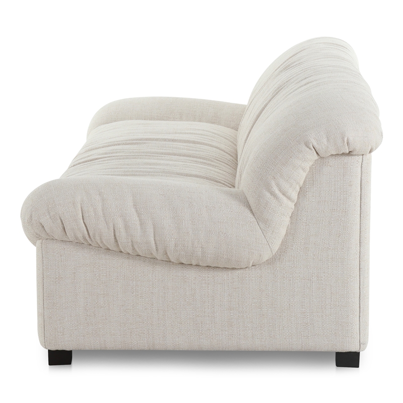 Moe's Home Collection Halston Sofa Fabric White