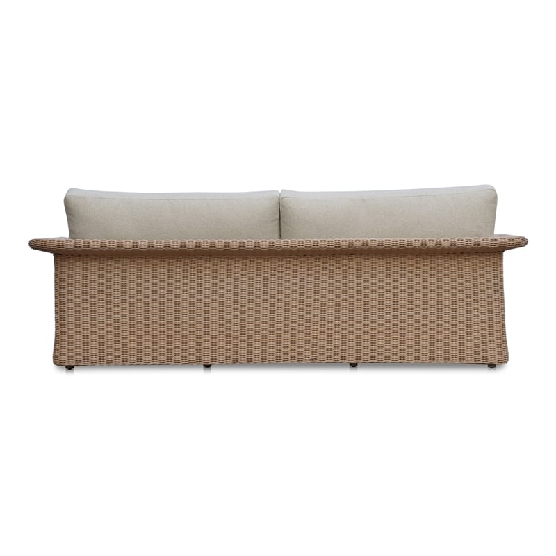 Moe's Home Collection Meredith Sofa Rattan Beige