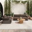 Moe's Home Collection Meredith Sofa Rattan Brown