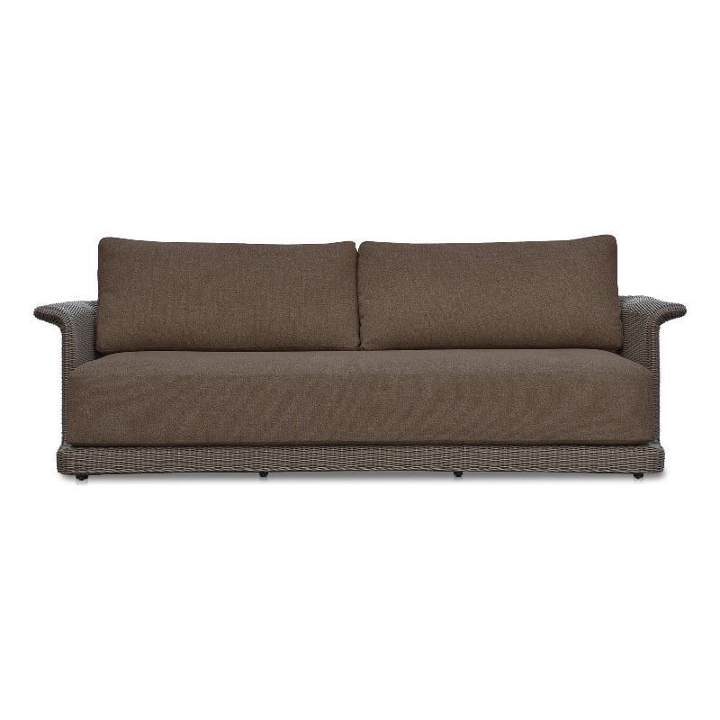 Moe's Home Collection Meredith Sofa Rattan Brown