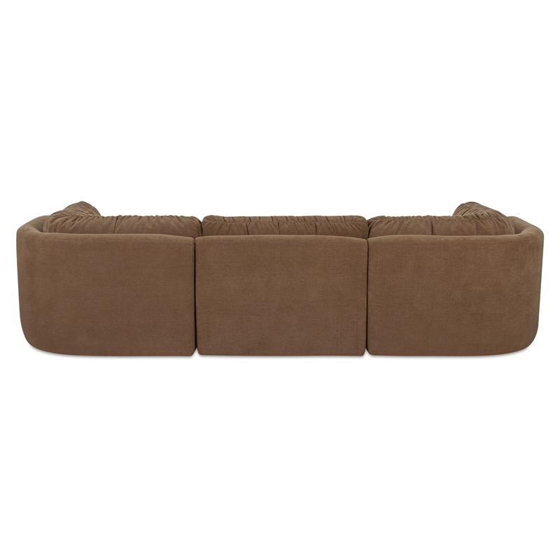 Moe's Home Collection Matina Modular Sectional Fabric Taupe