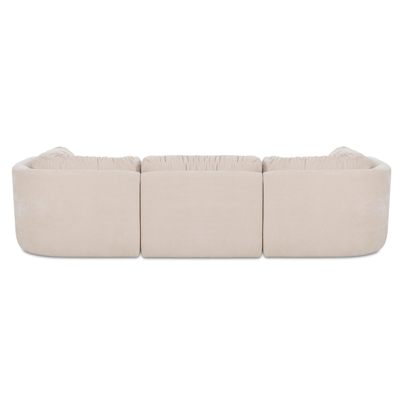 Moe's Home Collection Matina Modular Sectional Fabric Beige