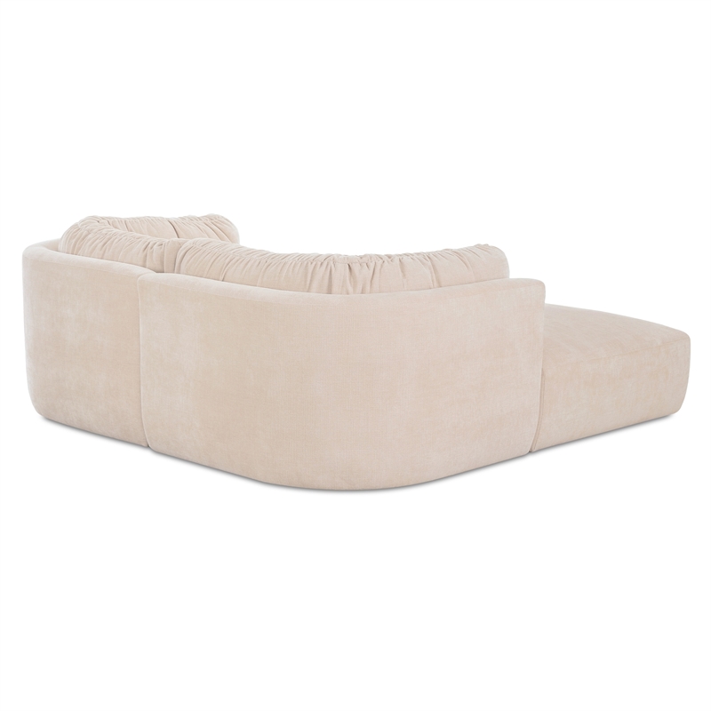 Moe's Home Collection Matina Modular Sectional Fabric Beige