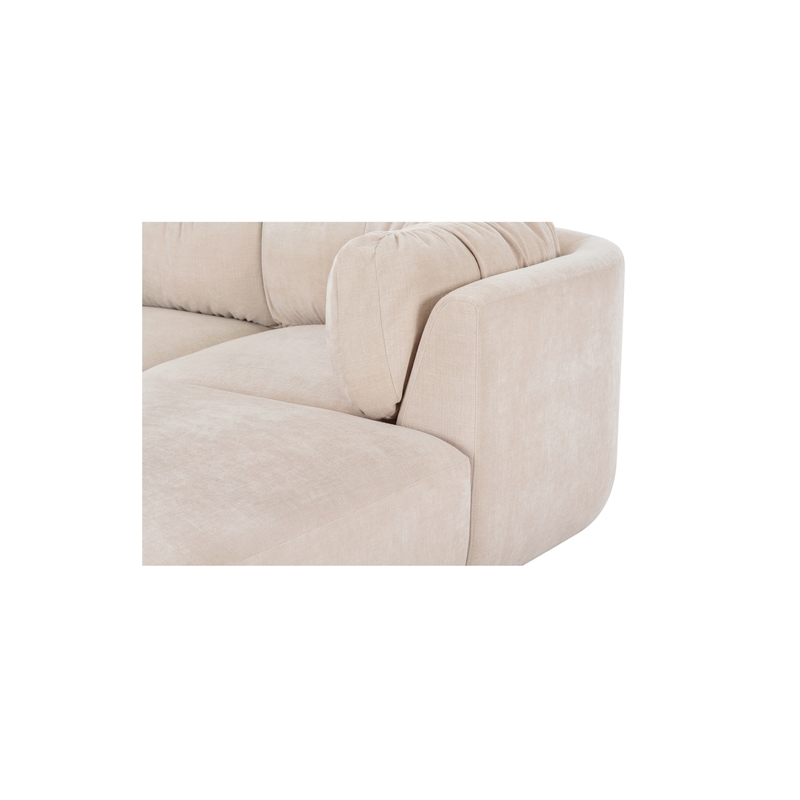 Moe's Home Collection Matina Modular Sectional Fabric Beige