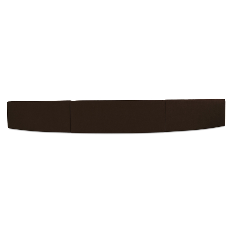 Moe's Home Collection Naomi Modular Sectional Fabric Brown