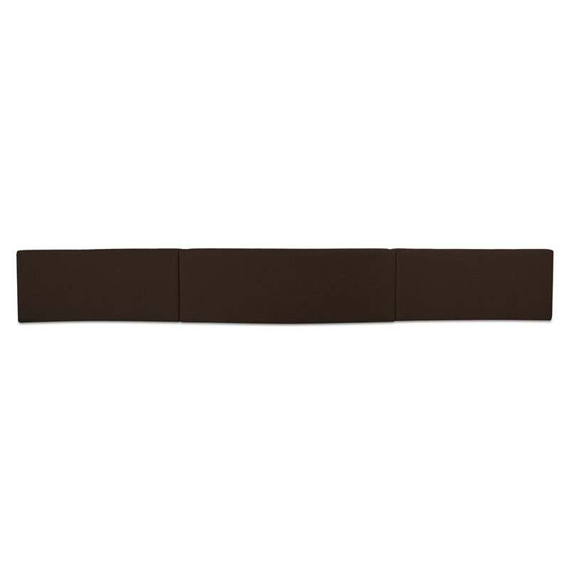 Moe's Home Collection Naomi Modular Sectional Fabric Brown