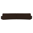 Moe's Home Collection Naomi Modular Sectional Fabric Brown