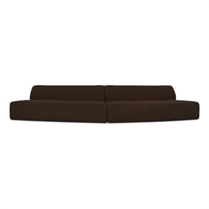 Moe's Home Collection Naomi Modular Sectional Fabric Brown