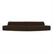 Moe's Home Collection Naomi Modular Sectional Fabric Brown