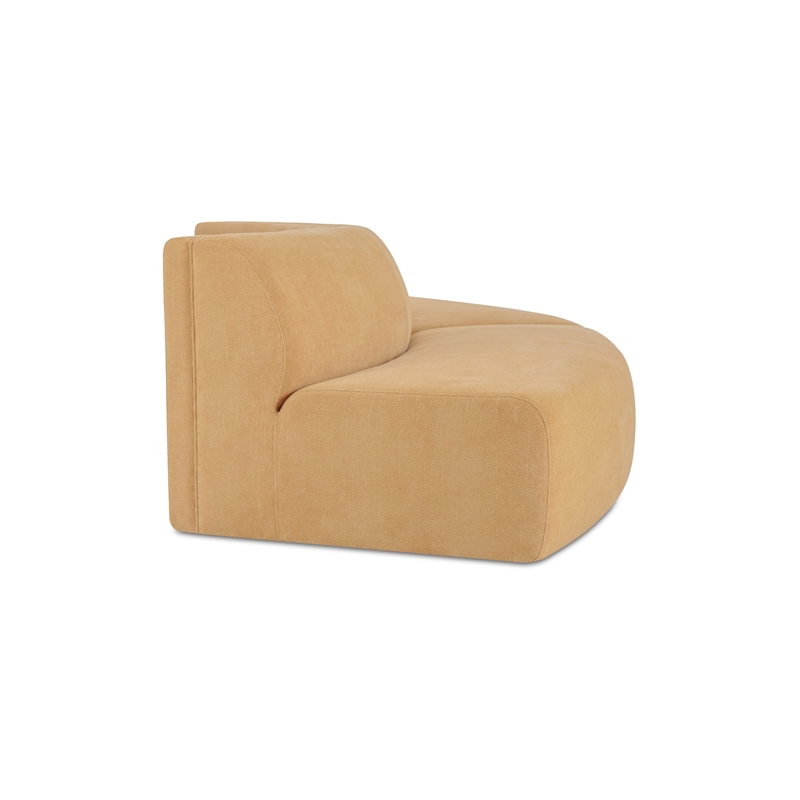 Moe's Home Collection Naomi Modular Sectional Fabric Yellow