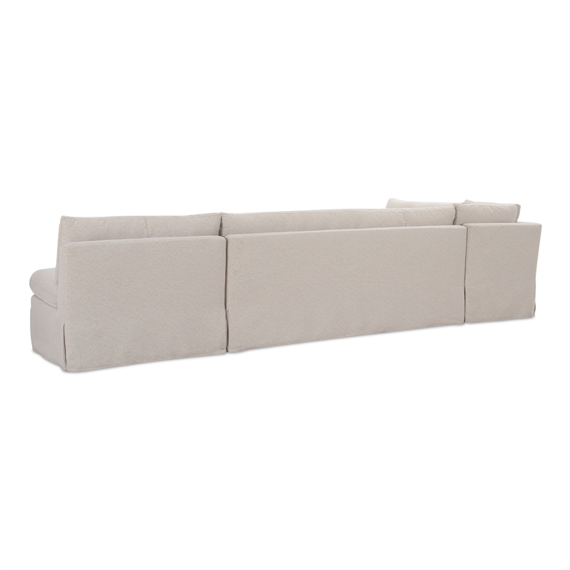 Moe's Home Collection Fable Modular Sectional Fabric Beige