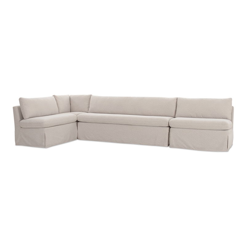 Moe's Home Collection Fable Modular Sectional Fabric Beige