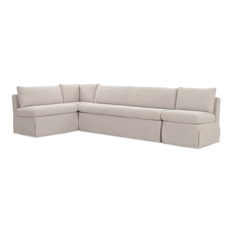 Moe's Home Collection Fable Modular Sectional Fabric Beige