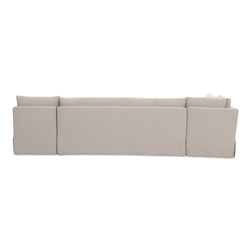 Moe's Home Collection Fable Modular Sectional Fabric Beige