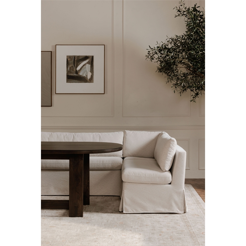 Moe's Home Collection Fable Modular Sectional Fabric Beige