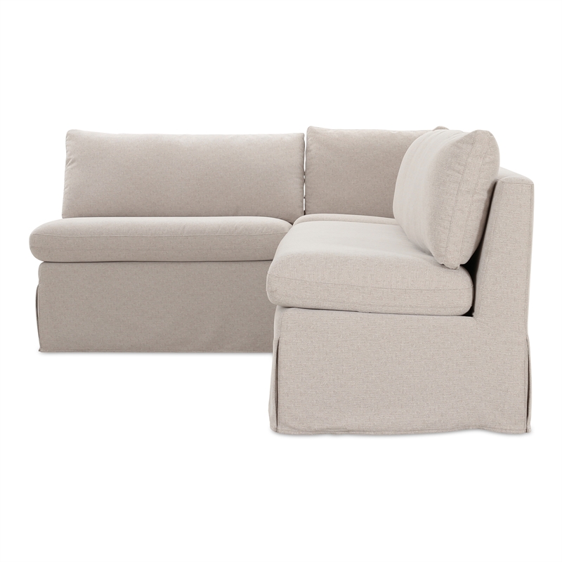 Moe's Home Collection Fable Modular Sectional Fabric Beige