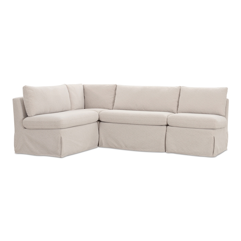 Moe's Home Collection Fable Modular Sectional Fabric Beige