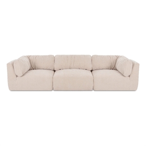 Moe's Home Collection Matina Modular Sofa Fabric Beige