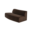 Moe's Home Collection Naomi Modular Sofa Fabric Brown