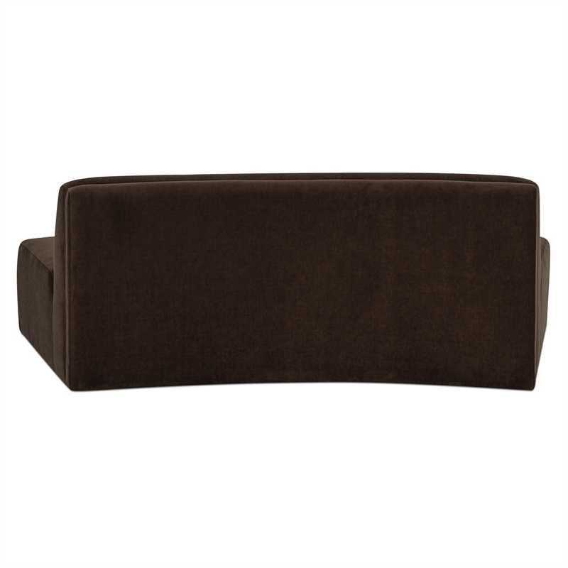 Moe's Home Collection Naomi Modular Sofa Fabric Brown