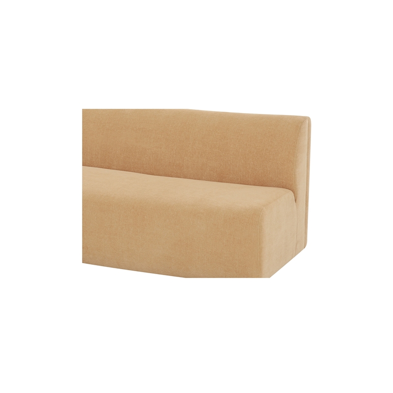 Moe's Home Collection Naomi Modular Sofa Fabric Yellow