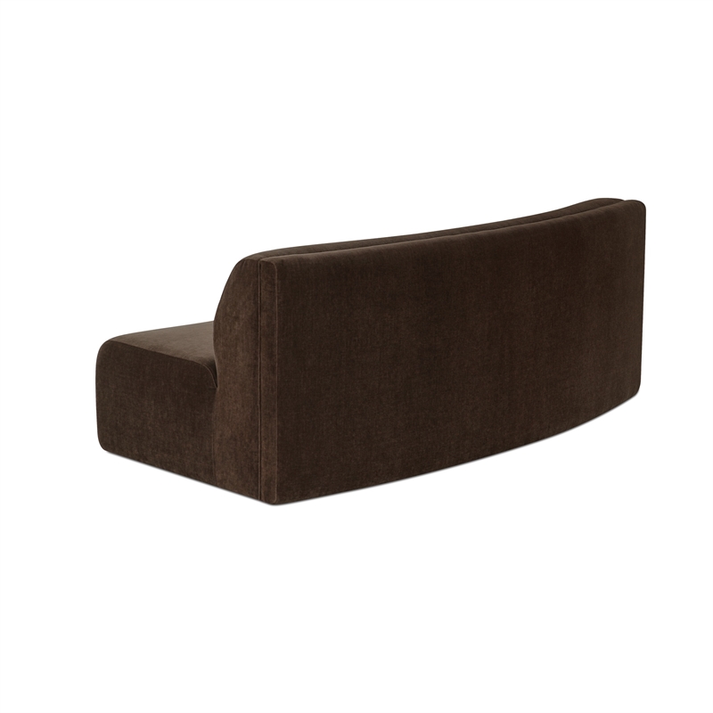Moe's Home Collection Naomi Modular Sofa Fabric Brown