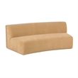 Moe's Home Collection Naomi Modular Sofa Fabric Yellow