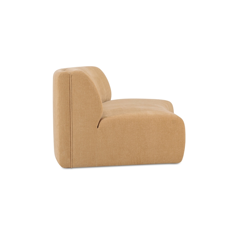Moe's Home Collection Naomi Modular Sofa Fabric Yellow