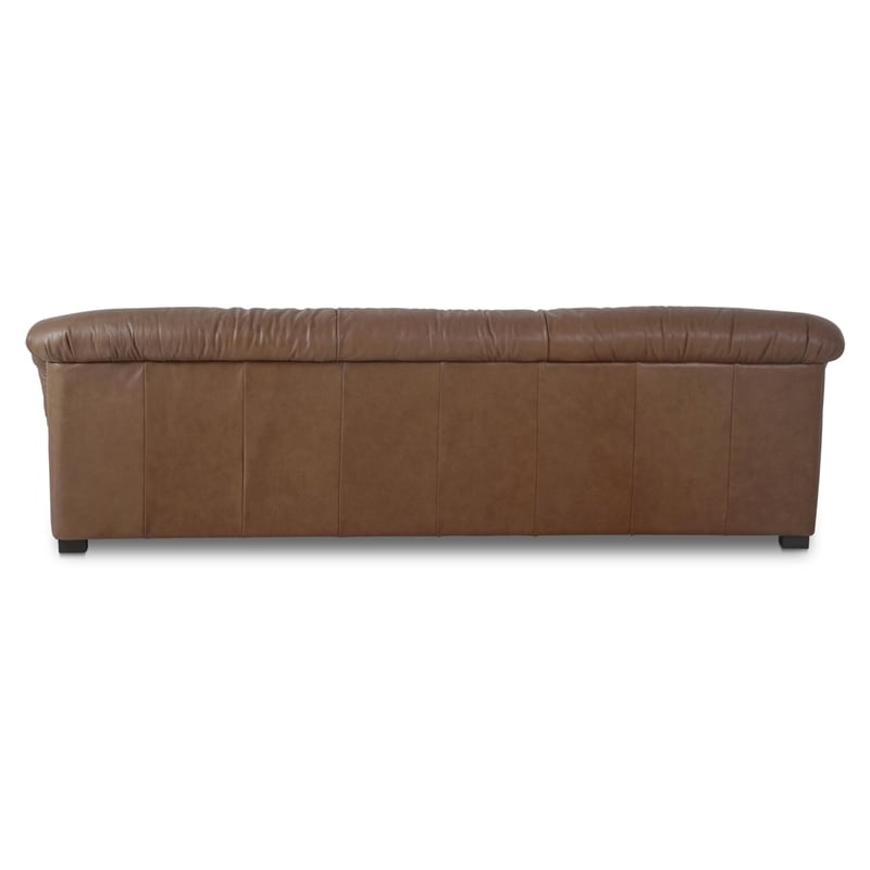 Moe's Home Collection Halston Sofa Leather Brown