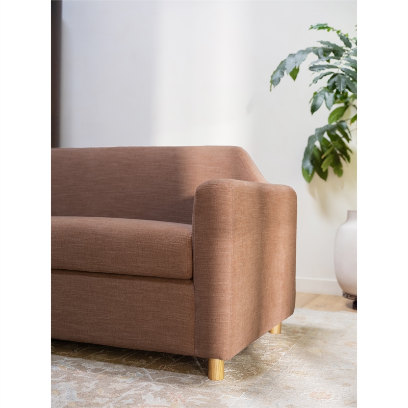 Moe's Home Collection Finch Sofa Fabric Pink