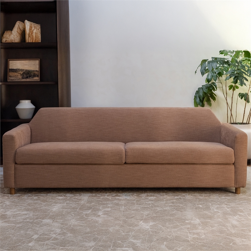 Moe's Home Collection Finch Sofa Fabric Pink