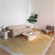 Moe's Home Collection Leo Sofa Fabric Taupe