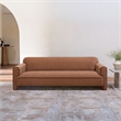 Moe's Home Collection Leo Sofa Fabric Brown