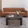 Moe's Home Collection Leo Sofa Fabric Brown