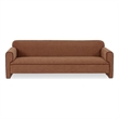 Moe's Home Collection Leo Sofa Fabric Brown