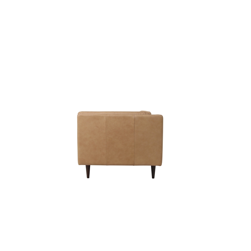 Moe's Home Collection Woods Sofa Leather Brown