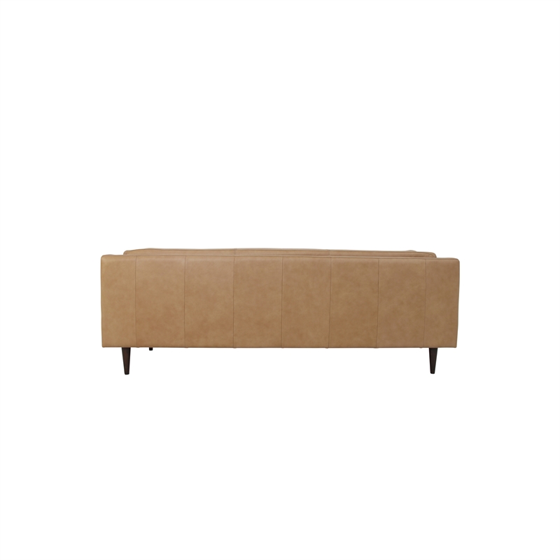 Moe's Home Collection Woods Sofa Leather Brown