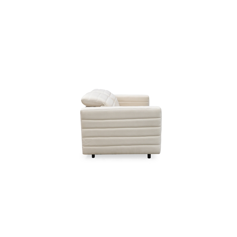 Moe's Home Collection Juno Sofa Fabric White