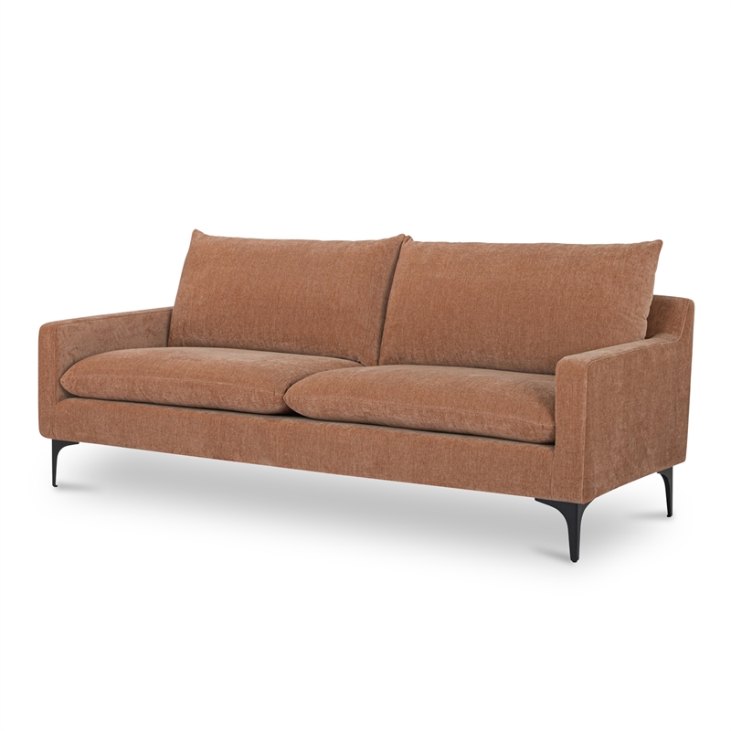Moe's Home Collection Paris Sofa Fabric Pink